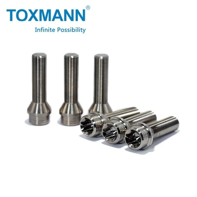 Στρογγυλό κάθισμα Gr.5 Τιτανίου κράμα τροχιά Lug Bolt Nut Hub Για αυτοκίνητο