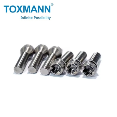 Στρογγυλό κάθισμα Gr.5 Τιτανίου κράμα τροχιά Lug Bolt Nut Hub Για αυτοκίνητο